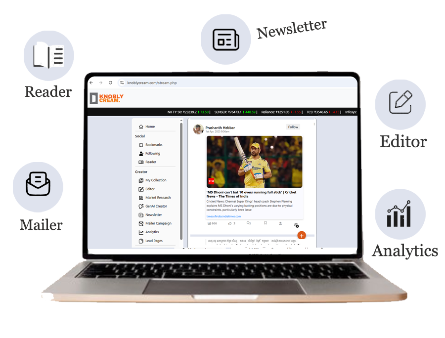 Writer using WriteReach platform
